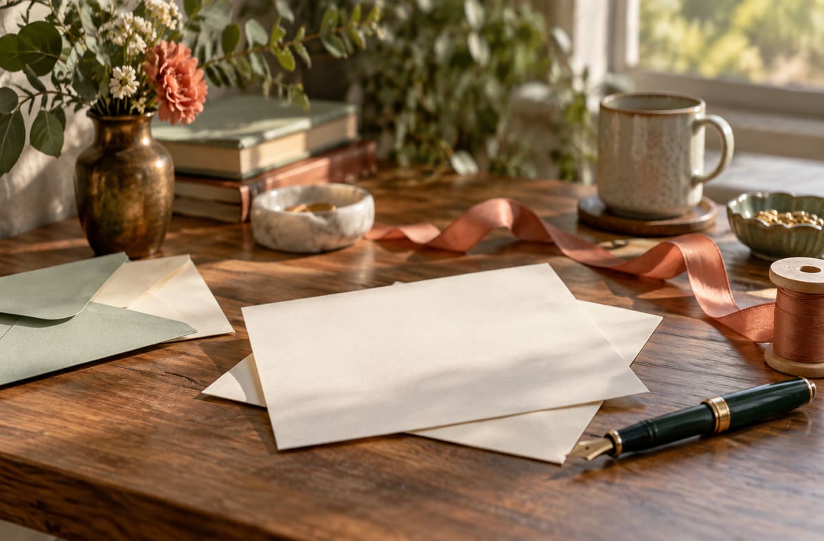 Blank editorial materials introduce wedding thank you card wording as the thank you notes starting point
