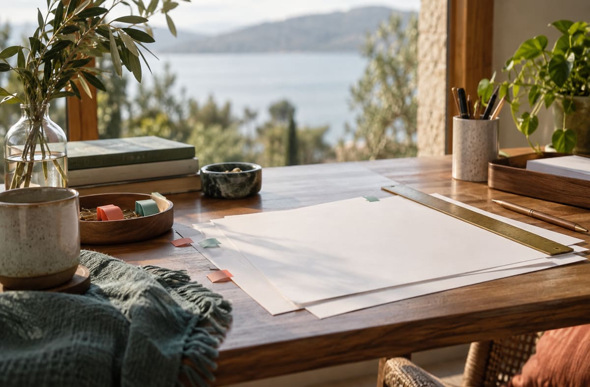 Quiet editorial policy workspace presents blank records for Editorial Policy